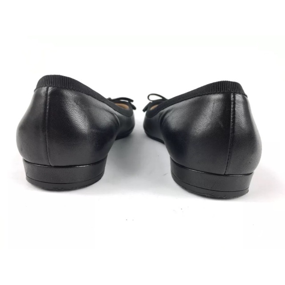 Size 5 / 35 PRADA Black Calf Leather Flats - Picture 4 of 12